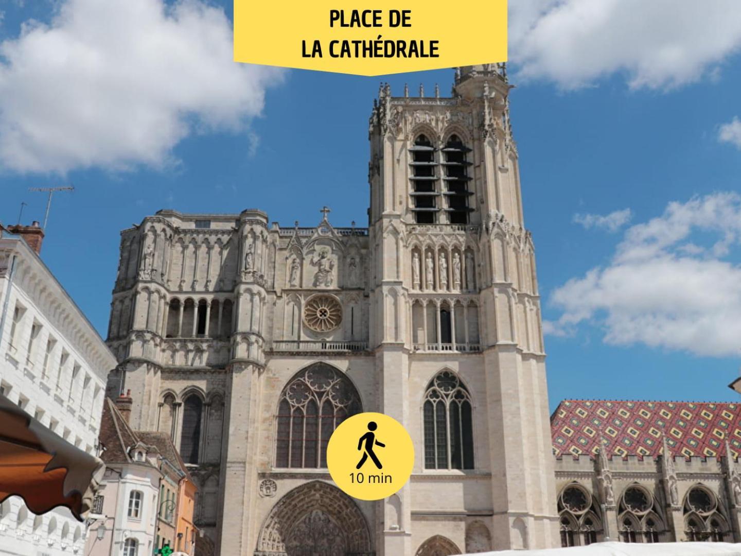 סנס Le Subtil - Best Keys - Elegance & Confort - 2 Chambres Separees - Lit Queen Size - Smart Tv Netflix - Entre Gare & Centre Ville - A 1H De Paris - Wifi Fibre - Check-In Autonome מראה חיצוני תמונה